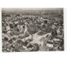 MONTMARAULT: le champ de foire, l'hôtel de ville et vue générale vue aérienne 10x15 - très bon état