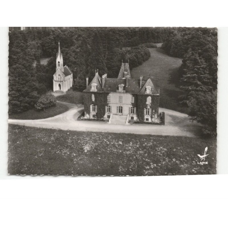 MAILLET: le château de champigny vue aérienne 10x15 - très bon état