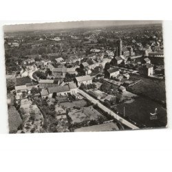 MONTVICQ: vue générale vue aérienne 10x15 - très bon état