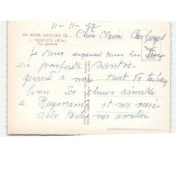 MONTVICQ: vue générale vue aérienne 10x15 - très bon état