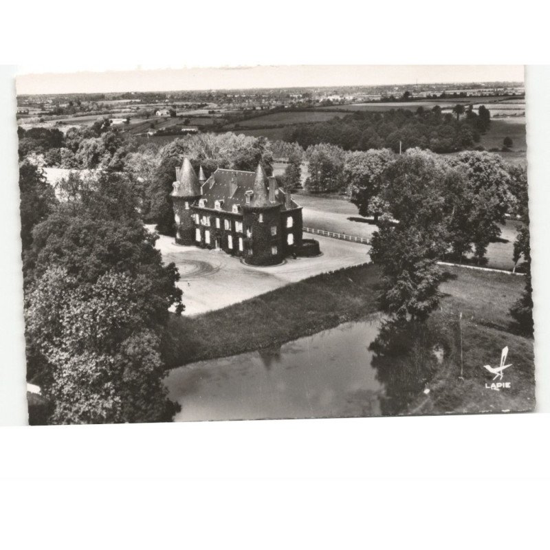 LURCY-LEVIS: le château de neureux vue aérienne 10x15 - très bon état