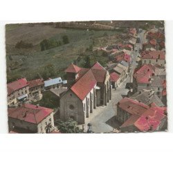 LA PRUGNE: vue centrale et au fond la colonie vue aérienne 10x15 - état