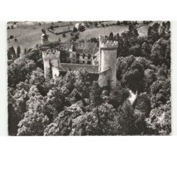 VEAUCE: le château (façade nord) vue aérienne 10x15 - très bon état