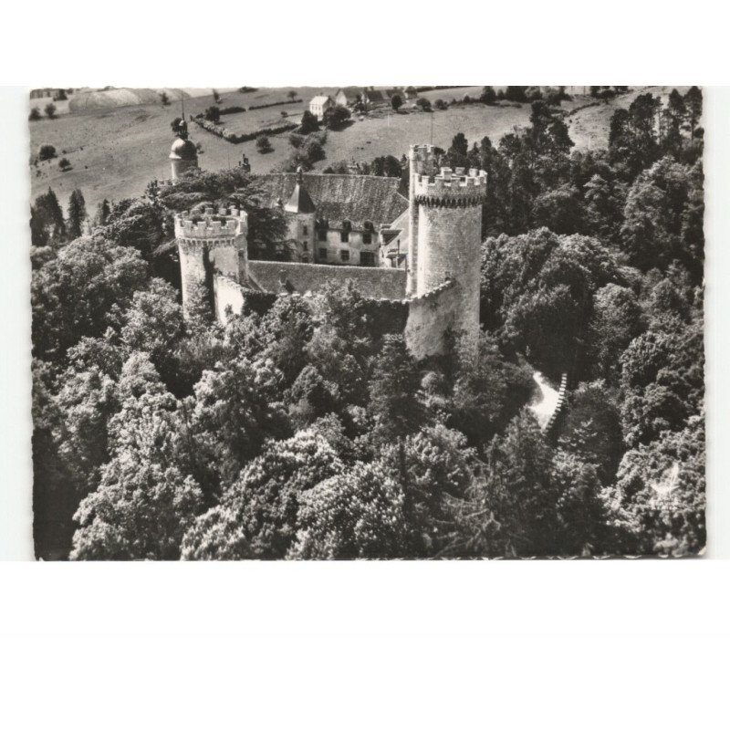VEAUCE: le château (façade nord) vue aérienne 10x15 - très bon état