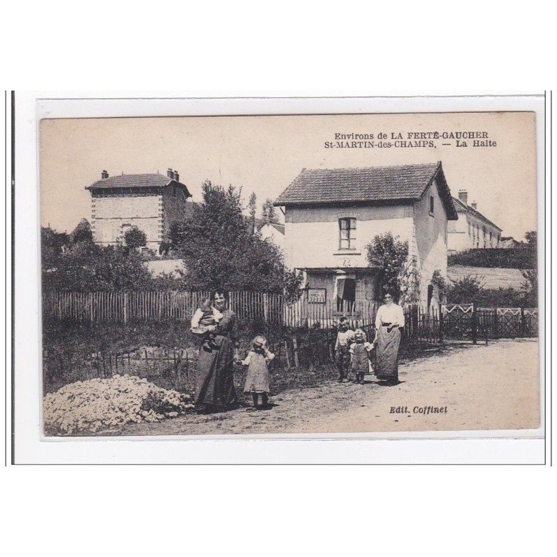 St-MARTIN-des-CHAMPS : la halte - tres bon etat