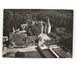 VALLON-en-SULLY: le château de peufheuilloux vue aérienne 10x15 - très bon état