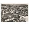 SAINT-POURCAIN-sur-SIOULE: la cour des moines et l'église vue aérienne 10x15 - très bon état