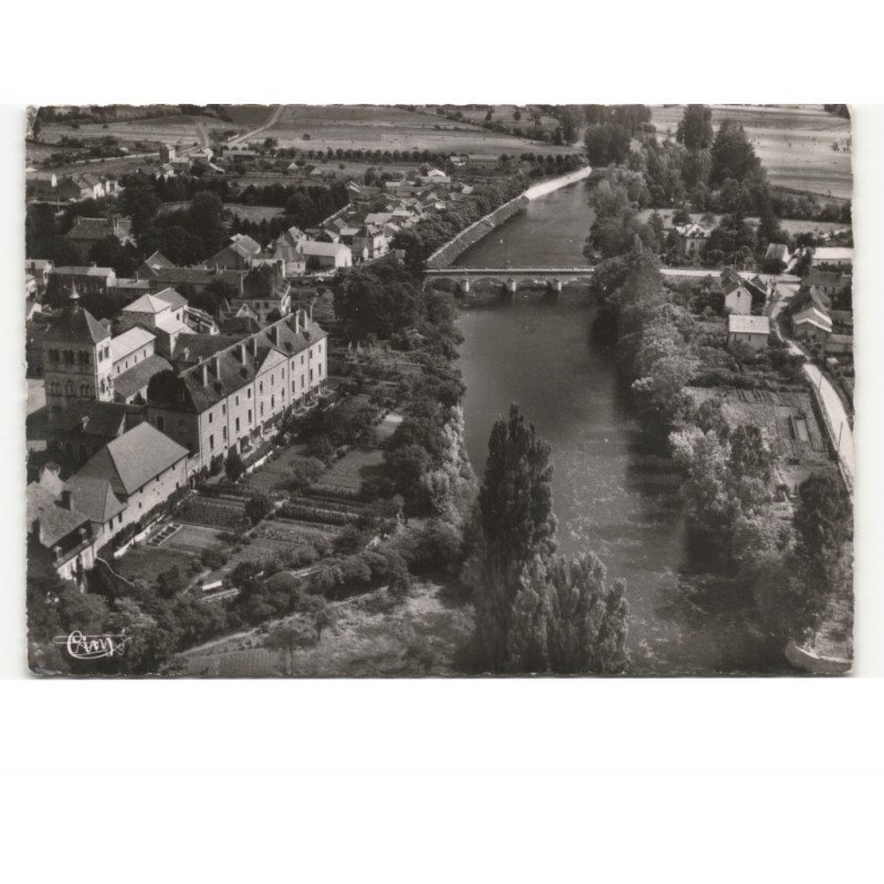EBREUIL: la sioule vue aérienne 10x15 - état