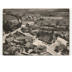 GANNAY-sur-LOIRE: vue générale et l'église vue aérienne 10x15 - très bon état