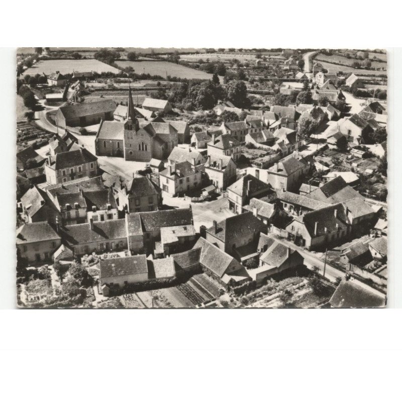 CRESSANGES: vue générale vue aérienne 10x15 - très bon état
