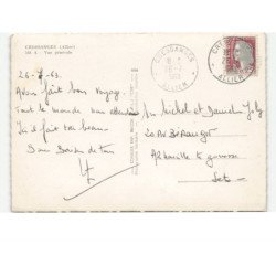CRESSANGES: vue générale vue aérienne 10x15 - très bon état