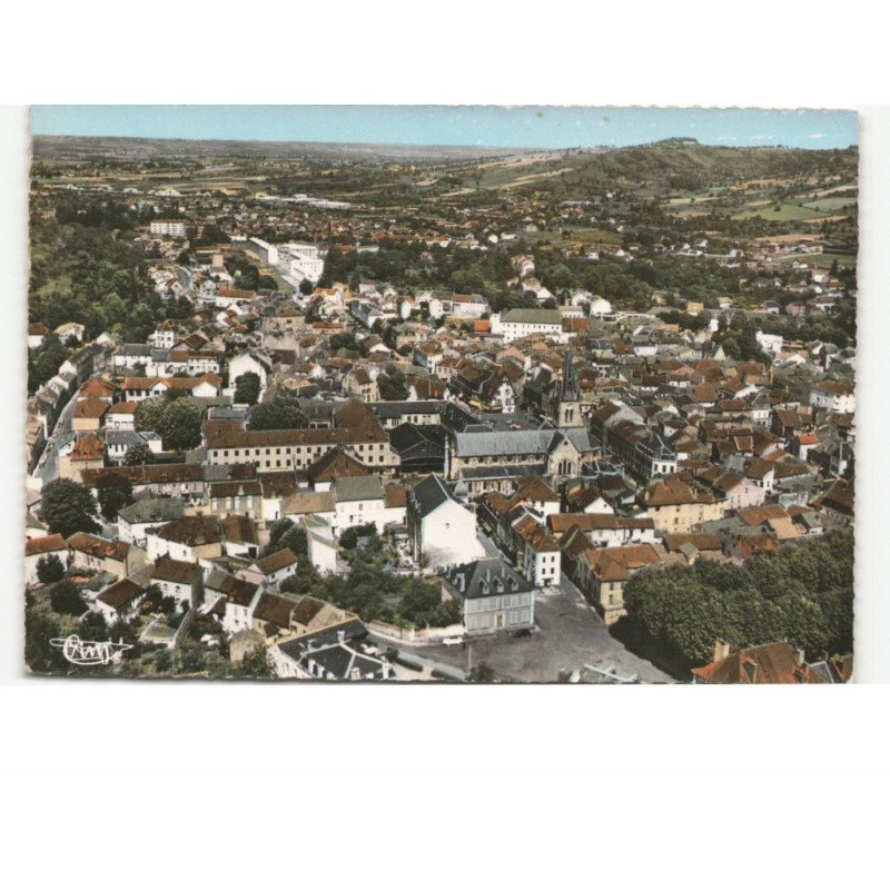 DIOU: vue générale vue aérienne 10x15 - très bon état