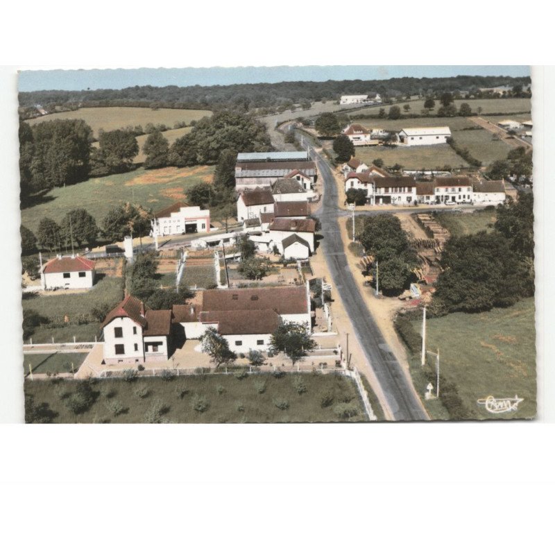 JALIGNY: les quatre chemins vue aérienne 10x15 - très bon état