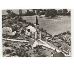 LIMOISE: l'église vue aérienne 10x15 - très bon état