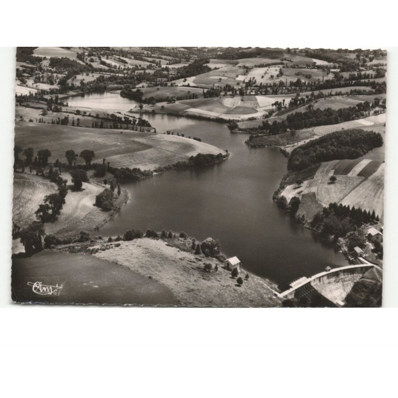 LE MAYET-de-MONTAGNE: barrage de la besbre vue aérienne 10x15 - très bon état
