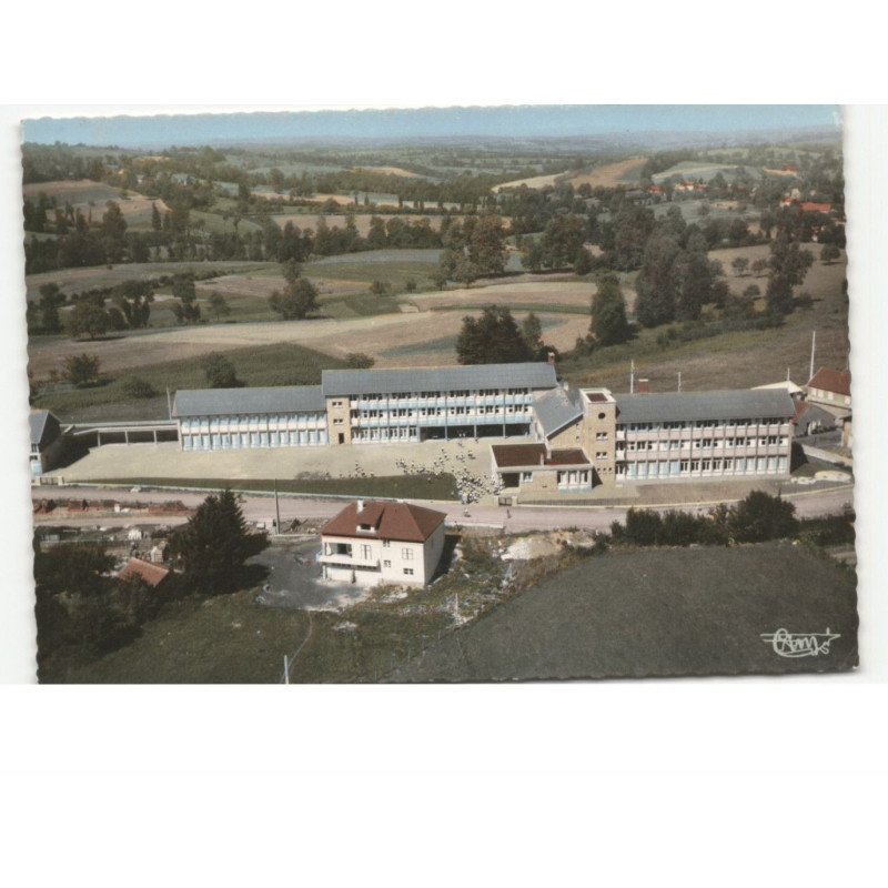 LE MAYET-de-MONTAGNE: groupe scolaire vue aérienne 10x15 - très bon état