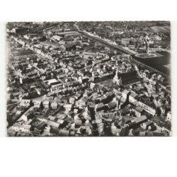 MONTLUCON: vue générale quartier de la ville gozet vue aérienne 10x15 - très bon état