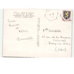 NADES: colonie de vacances "sources vives" du comité d'établissement des usines vue aérienne 10x15 - état