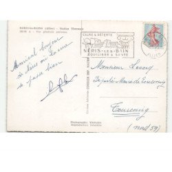 NERIS-les-BAINS: station thermale, vue générale vue aérienne 10x15 - très bon état