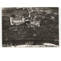 SAINT-BONNET-de-ROCHEFORT: château de rochefort vue aérienne 10x15 - très bon état