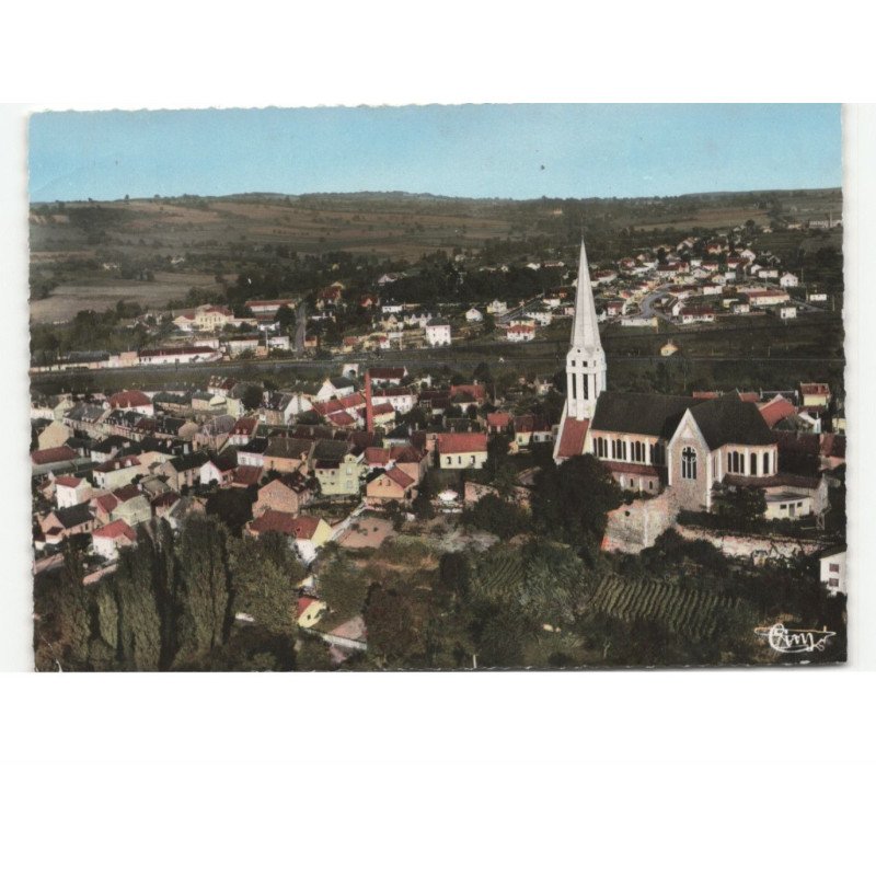 SAINT-GERMAIN-des-FOSSES: vue générale vue aérienne 10x15 - très bon état