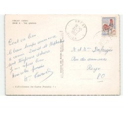 URCAY: vue générale vue aérienne 10x15 - très bon état