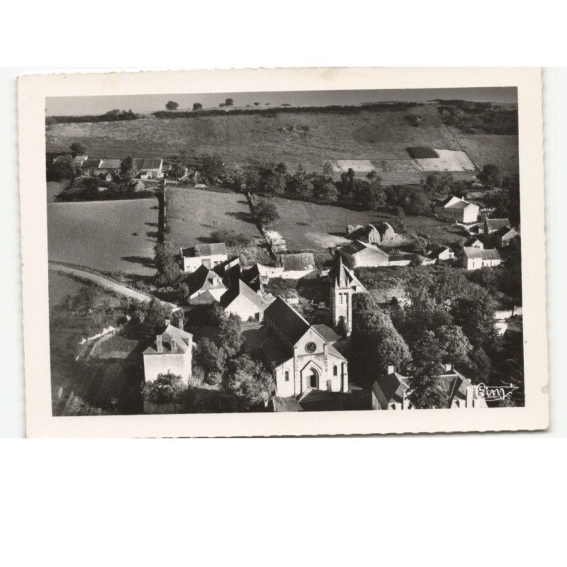 USSEL-D'ALLIER: vue générale vue aérienne 10x15 - très bon état