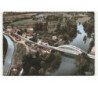 VALLON-en-SULLY: le pont du cher vue aérienne 10x15 - état