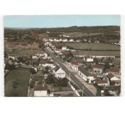 VALLON-en-SULLY: route de paris vue aérienne 10x15 - très bon état