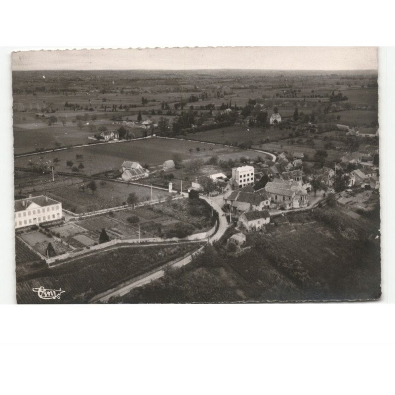 BAYET: vue générale et les ateliers de bayet vue aérienne 10x15 - très bon état