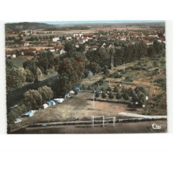SAINT-POURCAIN-sur-SIOULE: le camping vue aérienne 10x15 - très bon état