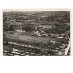 AUDES: vue générale et gare de magnette vue aérienne 10x15 - état