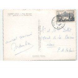 BEZENET: générale et la grande rue vue aérienne 10x15 - état
