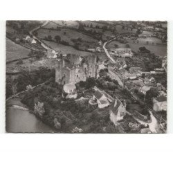 BOURBON-L'ARCHAMBAULT: le vieux château et le lac vue aérienne 10x15 - très bon état