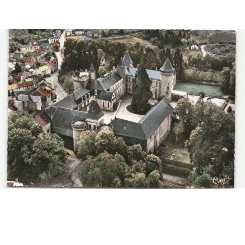 BUSSET: vue générale vue aérienne 10x15 - très bon état
