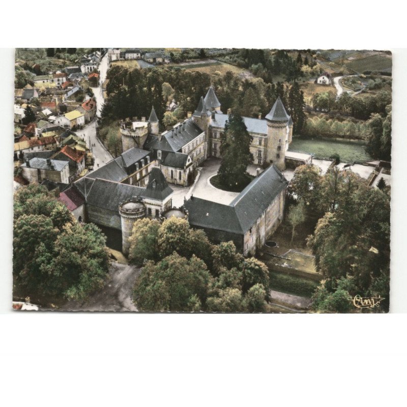 BUSSET: vue générale vue aérienne 10x15 - très bon état