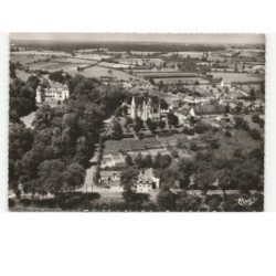 BRESSOLLES: vue générale et le château vue aérienne 10x15 - très bon état
