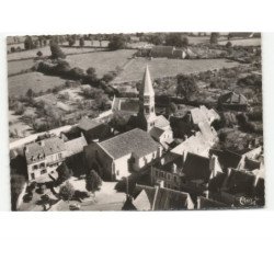 CERILLY: l'église vue aérienne 10x15 - très bon état