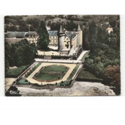 BUSSET: le château vue aérienne 10x15 - très bon état