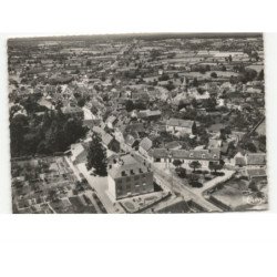 CERILLY: vue générale et la gendarmerie vue aérienne 10x15 - très bon état
