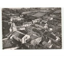 CHAPPES: générale et route de montmarault vue aérienne 10x15 - très bon état