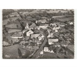 CHAPPES: générale, route de deux-chaises et le cimetière vue aérienne 10x15 - très bon état
