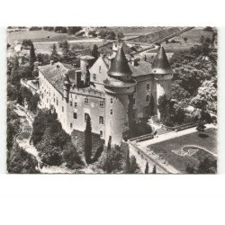 MERCUES: château vue aérienne 10x15 - très bon état