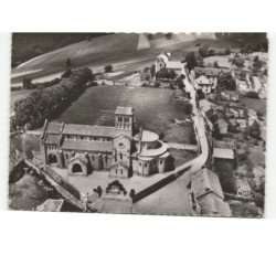 CHATEL-MONTAGNE: église romane XIe et XIIe siècle vue aérienne 10x15 - très bon état