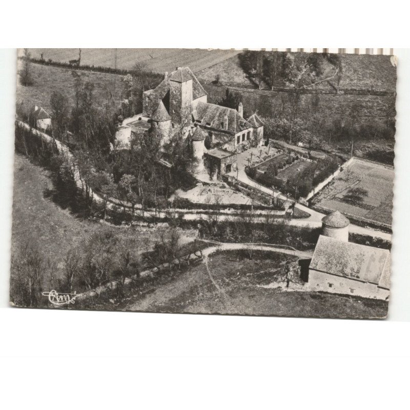 CINDRE: château de puyfol vue aérienne 10x15 - très bon état