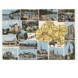 LOIRET: 15 vues vue aérienne 10x15 - très bon état