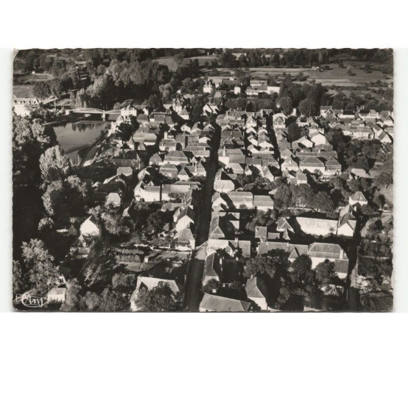 BRETENOUX: vue aérienne 10x15 - très bon état