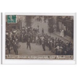 LIMOURS : concours de pompes (aout 1907) cliché Rumeau - tres bon etat