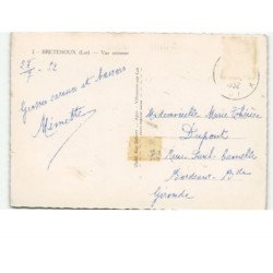 BRETENOUX: vue aérienne 10x15 - très bon état