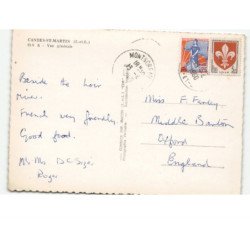 CANDES-SAINT-MARTIN: vue générale vue aérienne 10X15 - très bon état